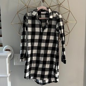 Girls Buffalo plaid dress